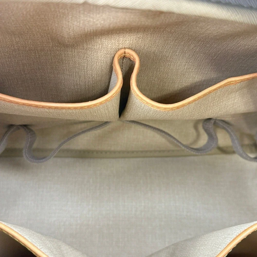 Louis Vuitton Deauville Monogram Canvas‎ Handbag Brown M47270